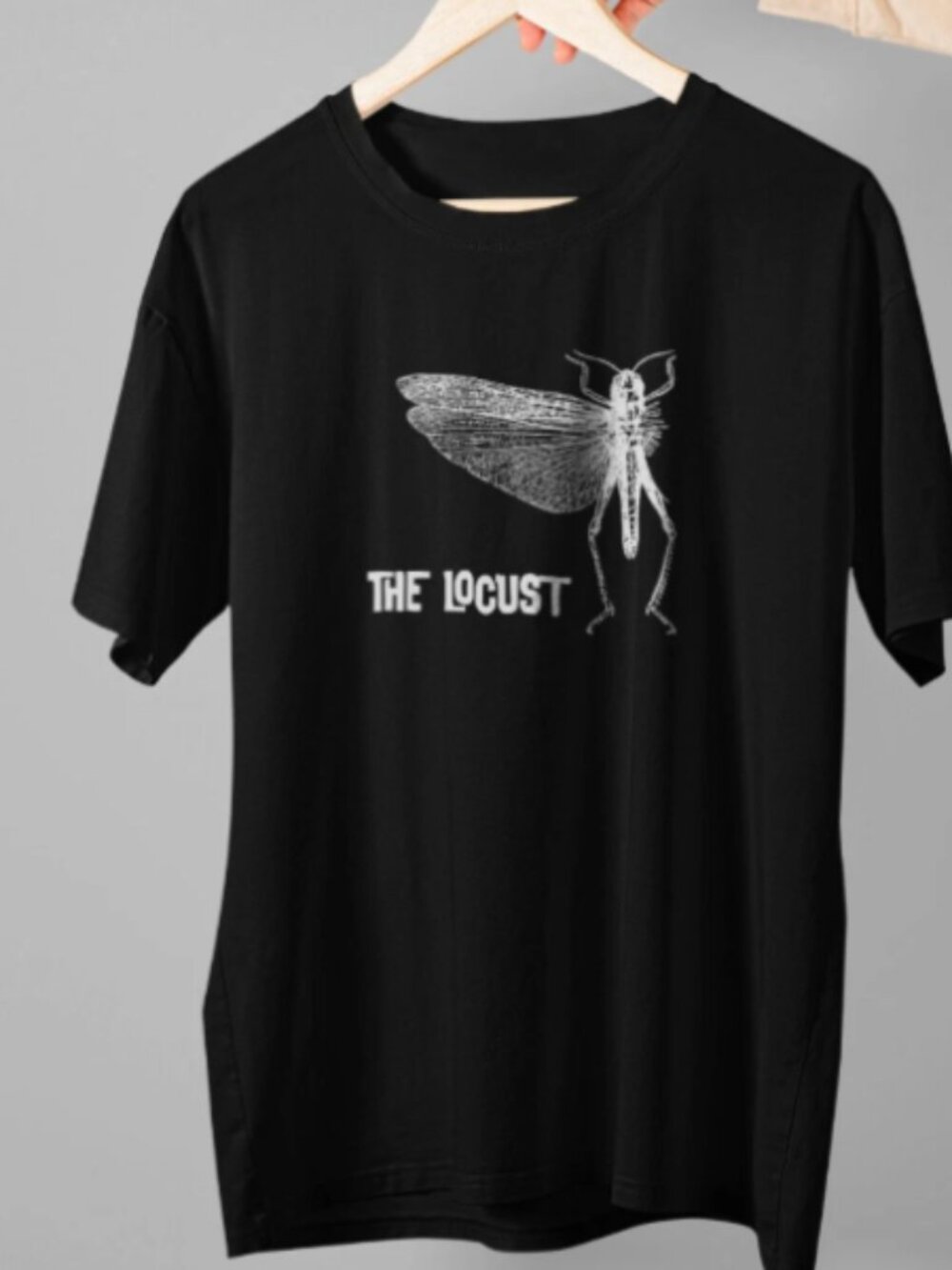 Black The Locust Hardcore Punk Band t shirt